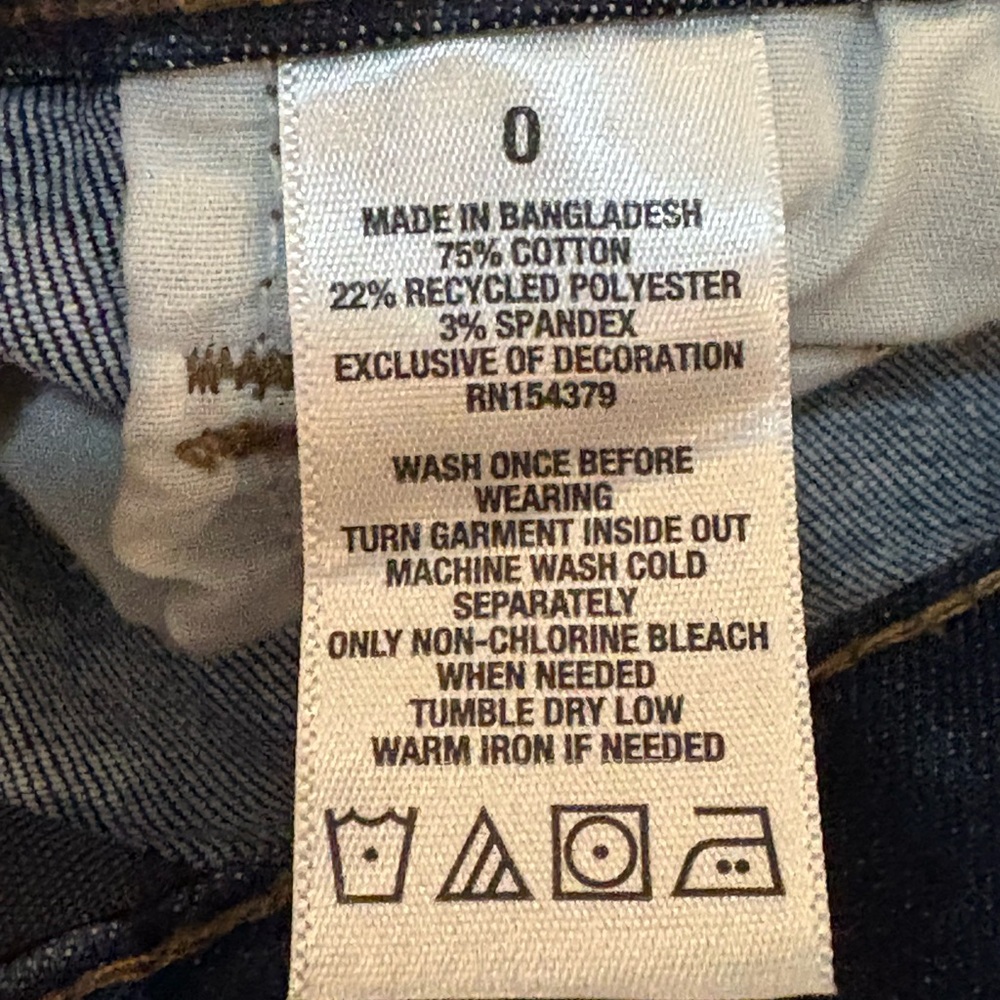 💙🌹Aeropostale • women’s jean cuffed shorts • 0 - Picture 4 of 5